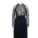Palm Angels Mesh Leaves Dress - Black
