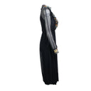 Palm Angels Mesh Leaves Dress - Black