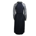 Palm Angels Mesh Leaves Dress - Black