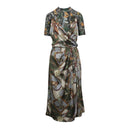 Palm Angels Bandana Buckle Dress - Green
