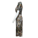 Palm Angels Bandana Buckle Dress - Green