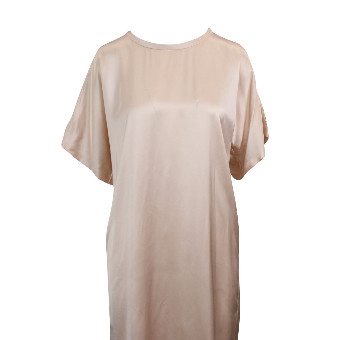 A.P.C Satin Short Sleeve Dress - Pink