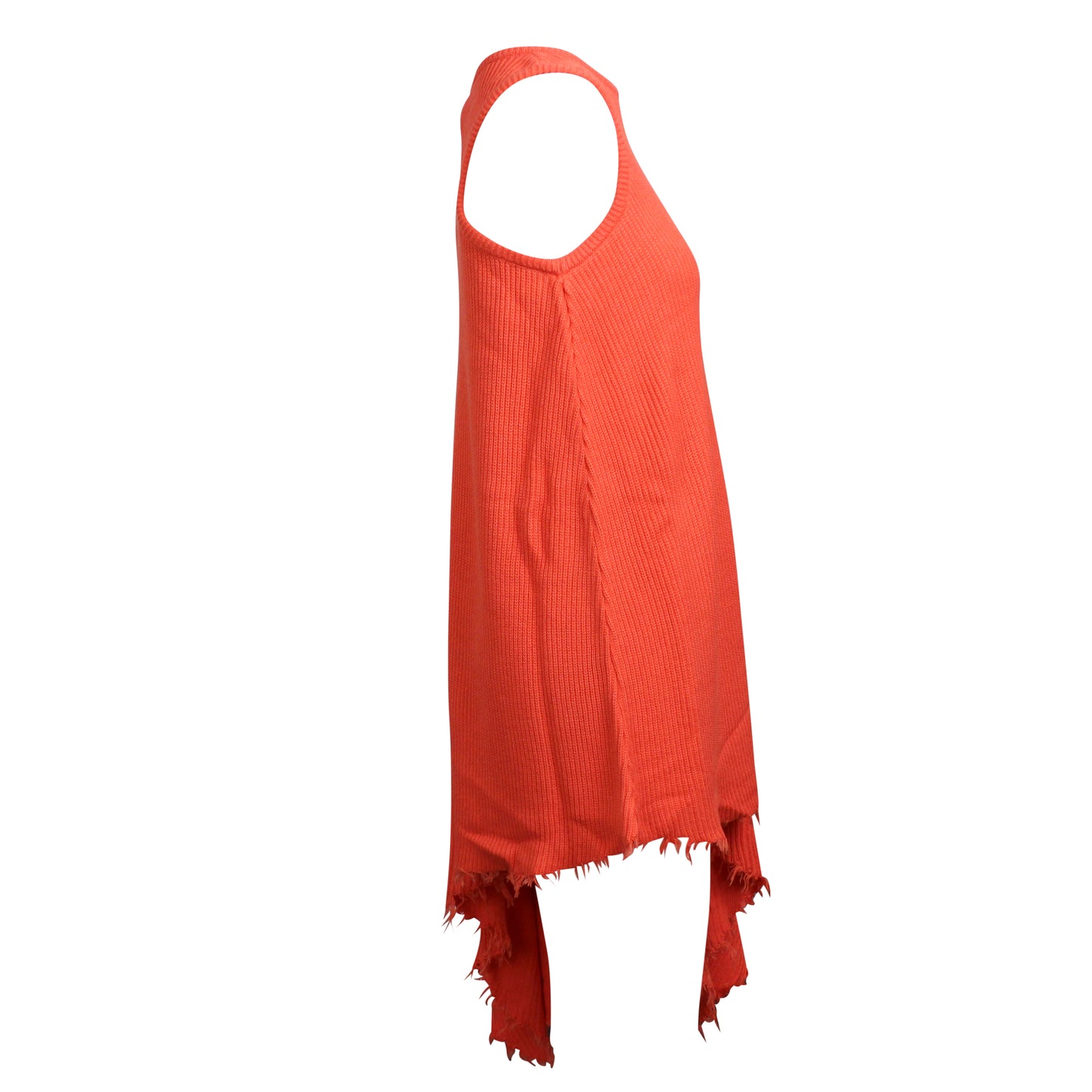 Unravel Project Ribbed Dress - Orange