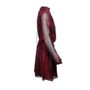 Amiri Snakeskin Silk Dress - Red