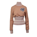 Pink Logo Turtleneck Sweatshirt