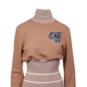 Pink Logo Turtleneck Sweatshirt