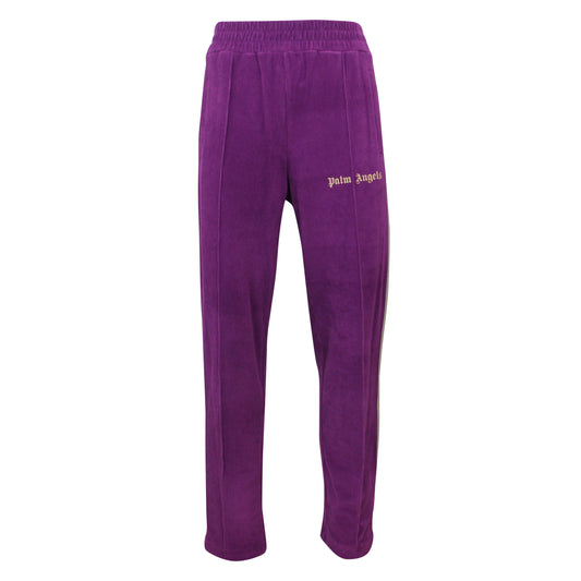 NWT PALM ANGELS Purple Cotton Cord Fleece Track Pants