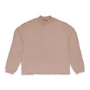 MOCK NECK LONG SLEEVE MUSHROOM SWEATSHIRT