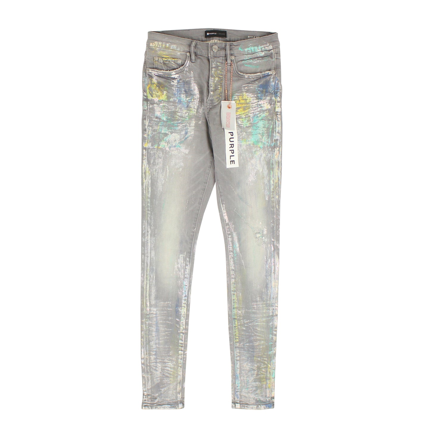 Grey Iridescent Painter Grey Jeans