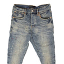 NWT Purple Brand VINTAGE SPOTTED Indigo SKINNY JEANS Size 31 $238