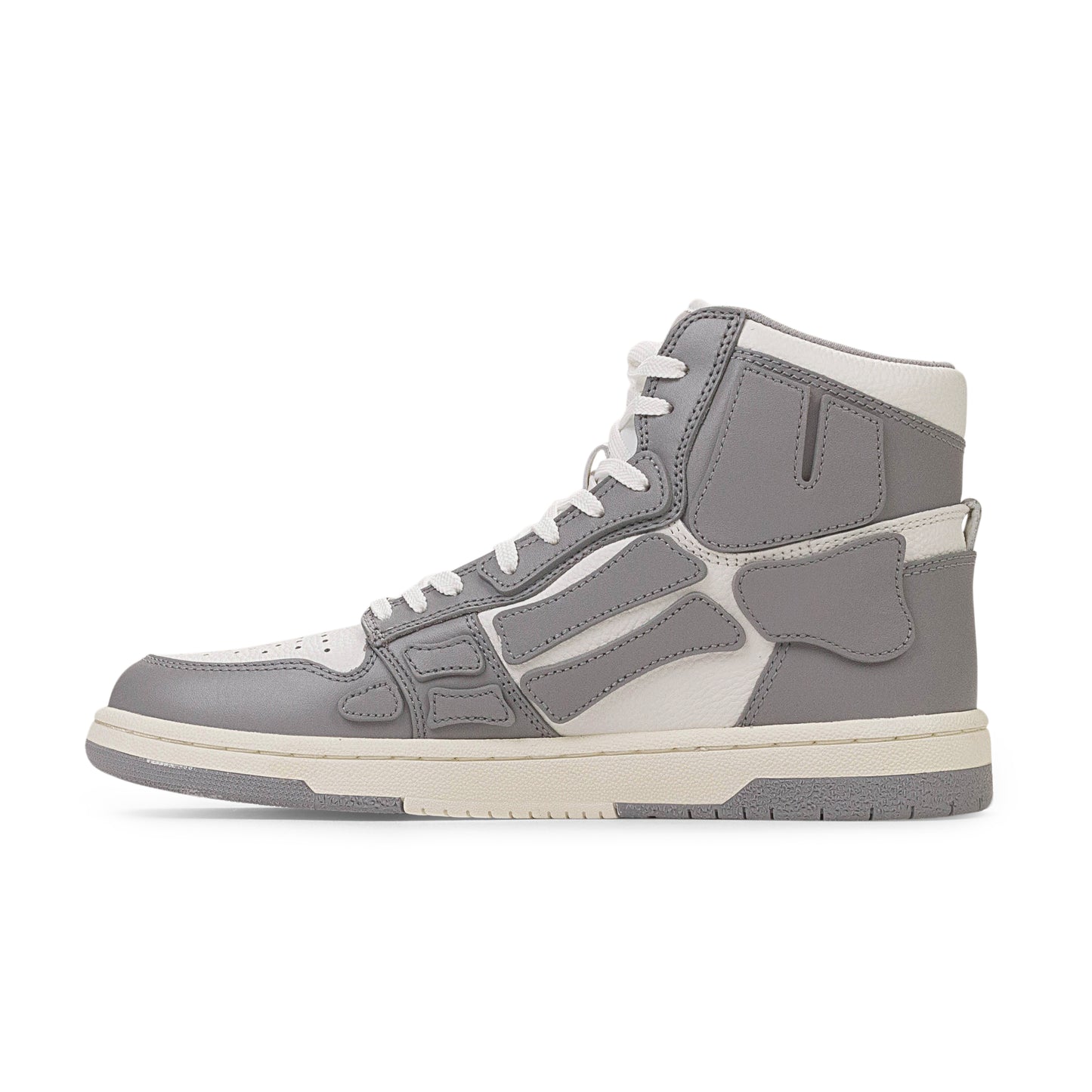 Amiri Skel Top Hi - Gray/White