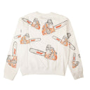 Off-White C/O Virgil Abloh Chainsaw Sweatshirt - White