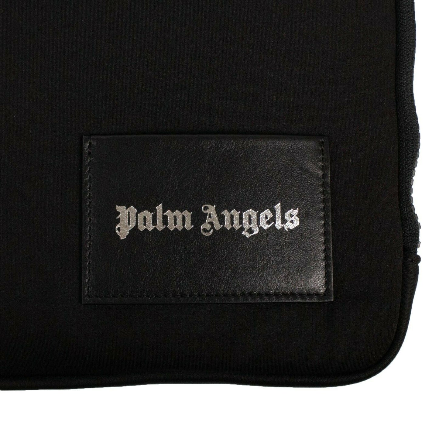 Palm Angels Logo Patch Ipad Case Pouch - Black