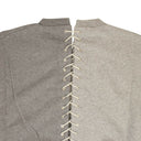 Unravel Project Two Tone Lace Up Sweatshirt - Gray