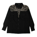Marcelo Burlon Wings Button Down Shirt - Black