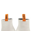 Palm Angels Block Heels Ankle Boots Shoes - White