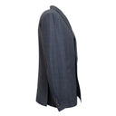 Charcoal Grey Wool Pinstripe Double Breasted Suit