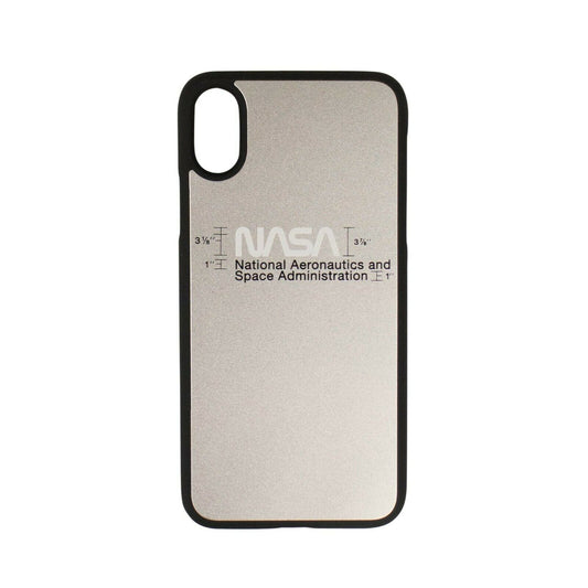 Heron Preston Nasa Print Iphone Xs Phone Case - Silver