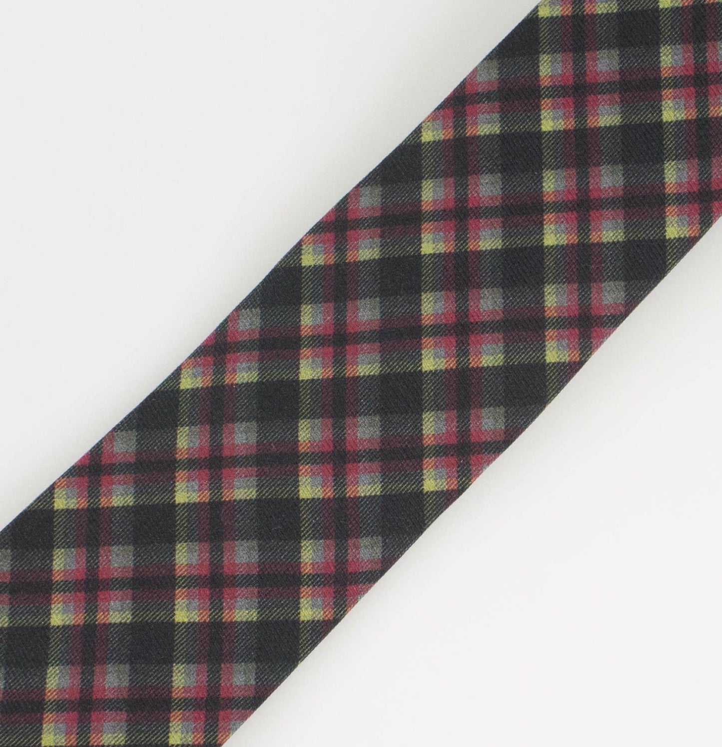 Battisti Napoli Plaid Pattern Neck Tie - Multi