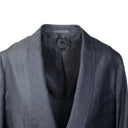 Black Silk Single Breasted Blazer