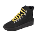 Fear Of God Nubuck Leather Lace-Up Hiking Sneakers Shoes - Black