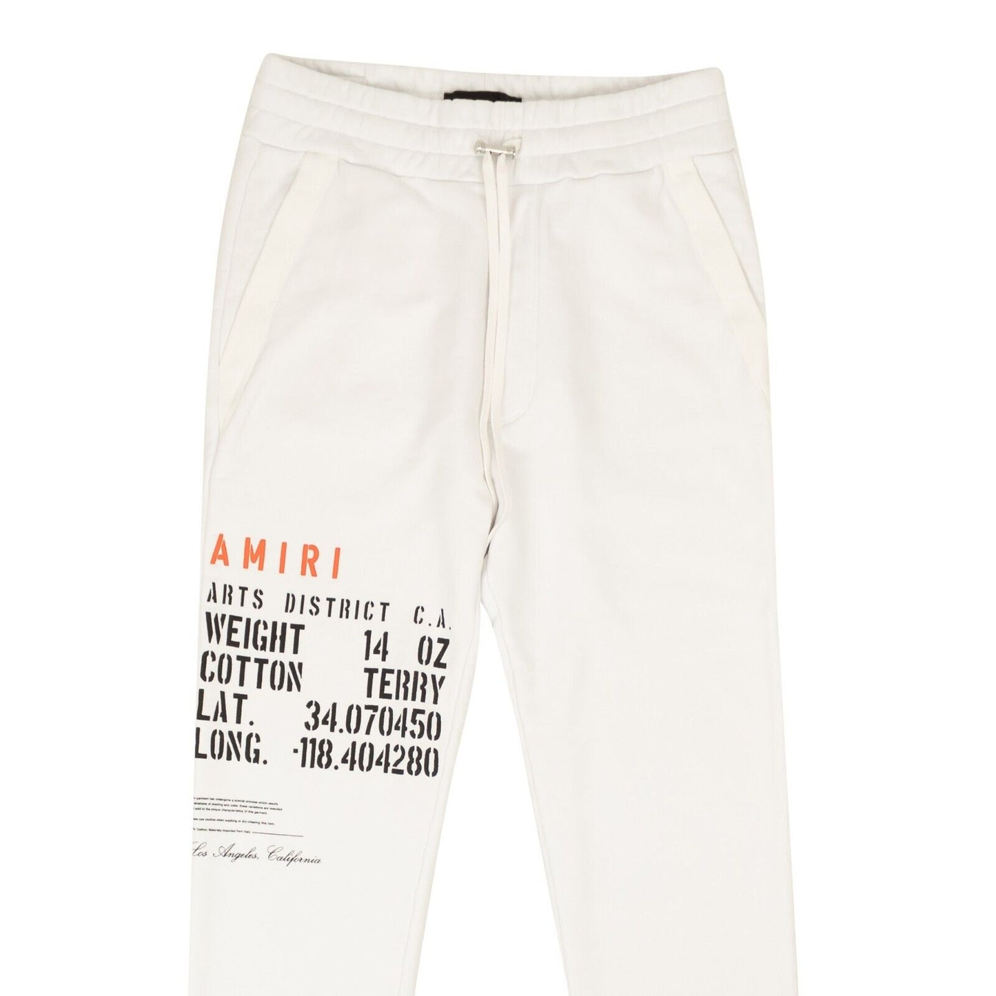 Amiri Military Stencil Sweatpants - White