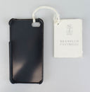 Brunello Cucinelli Ash Leather Iphone Case - Gray