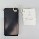 Brunello Cucinelli Navy Pebbled Leather Iphone Case - Navy