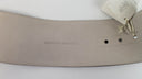 Women's Brown Wide Silk Blend Belt