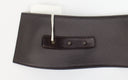 Women's Brown Wide Silk Blend Belt