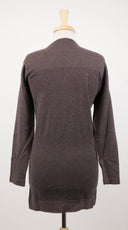 Woman's Brown Cashmere Cardigan Sweater