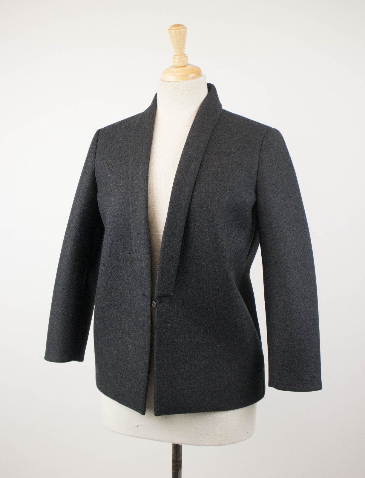 Woman's Gray Cashmere Blend Blazer