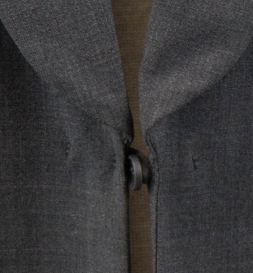 Brunello Cucinelli Wool W/ Beads Blazer Jacket - Gray