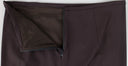 Gray/Brown Wool Blend Pencil Skirt