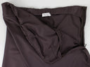 Brown Wool Blend Hi-Lo Tube Top