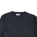 Saturdays Nyc Cotton Graham Jacquard Long Sleeve T-Shirt - Blue