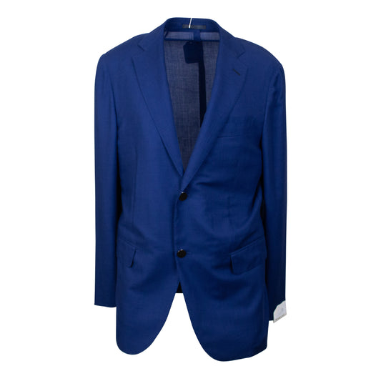 Blue Caruso Cashmere Single Breasted Blazer 7R