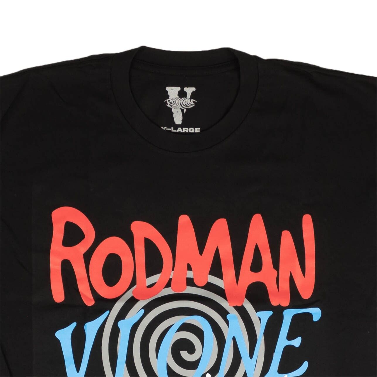 Vlone X Dennis Rodman Rodman Pearl Jam T-Shirt - Black
