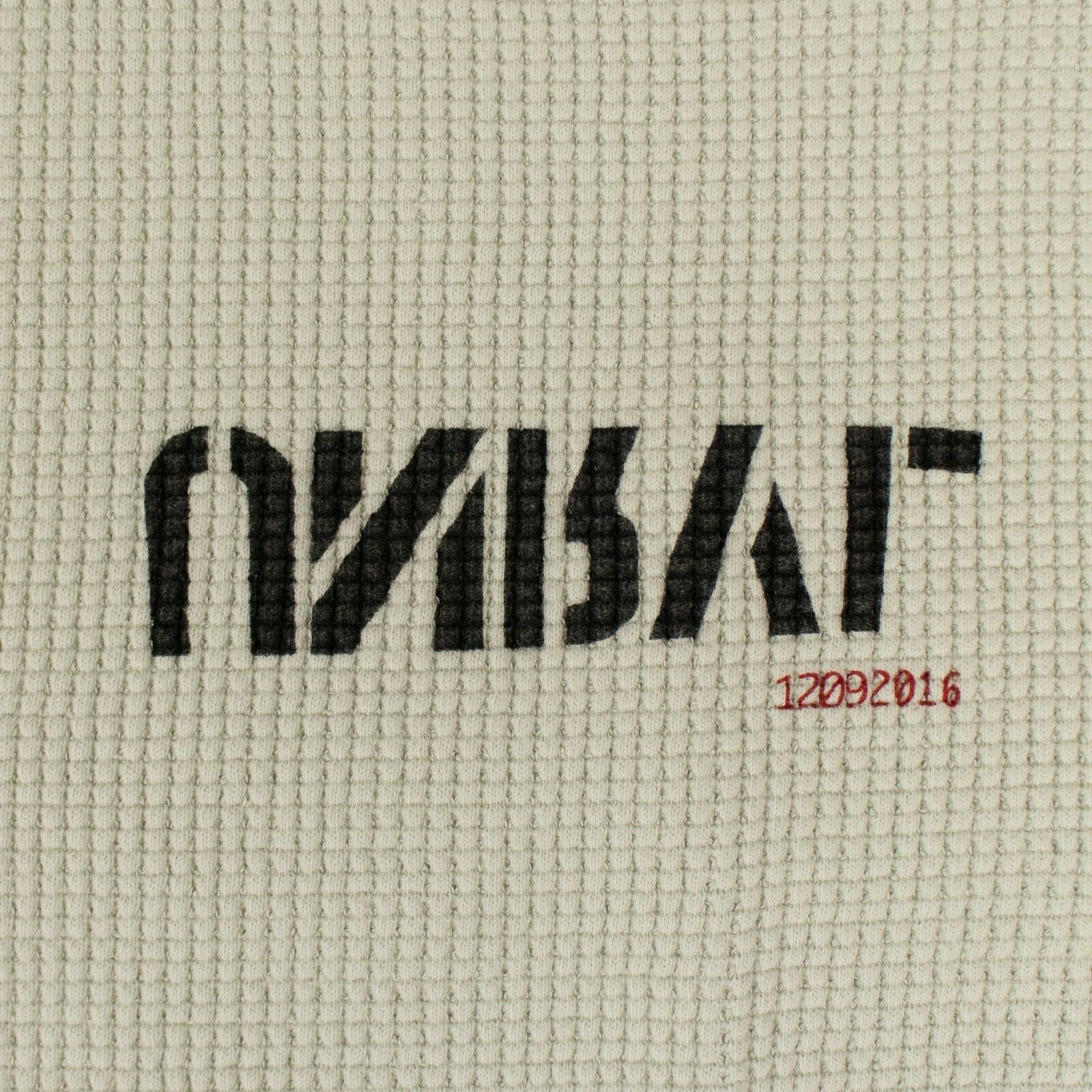 Unravel Project Cotton Waffle Knit Skate T-Shirt - Beige