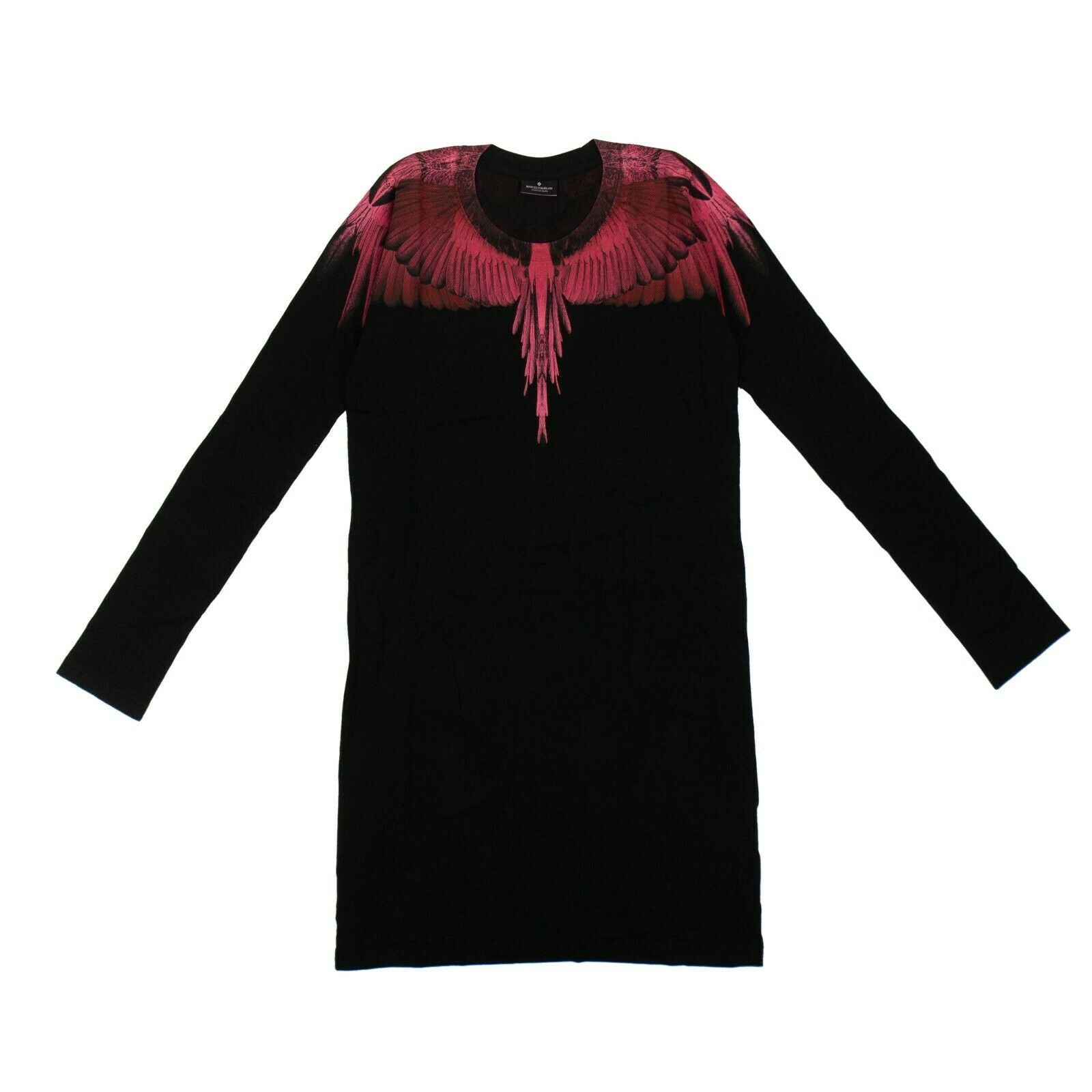 Marcelo Burlon Cotton Wings Mini Dress - Black