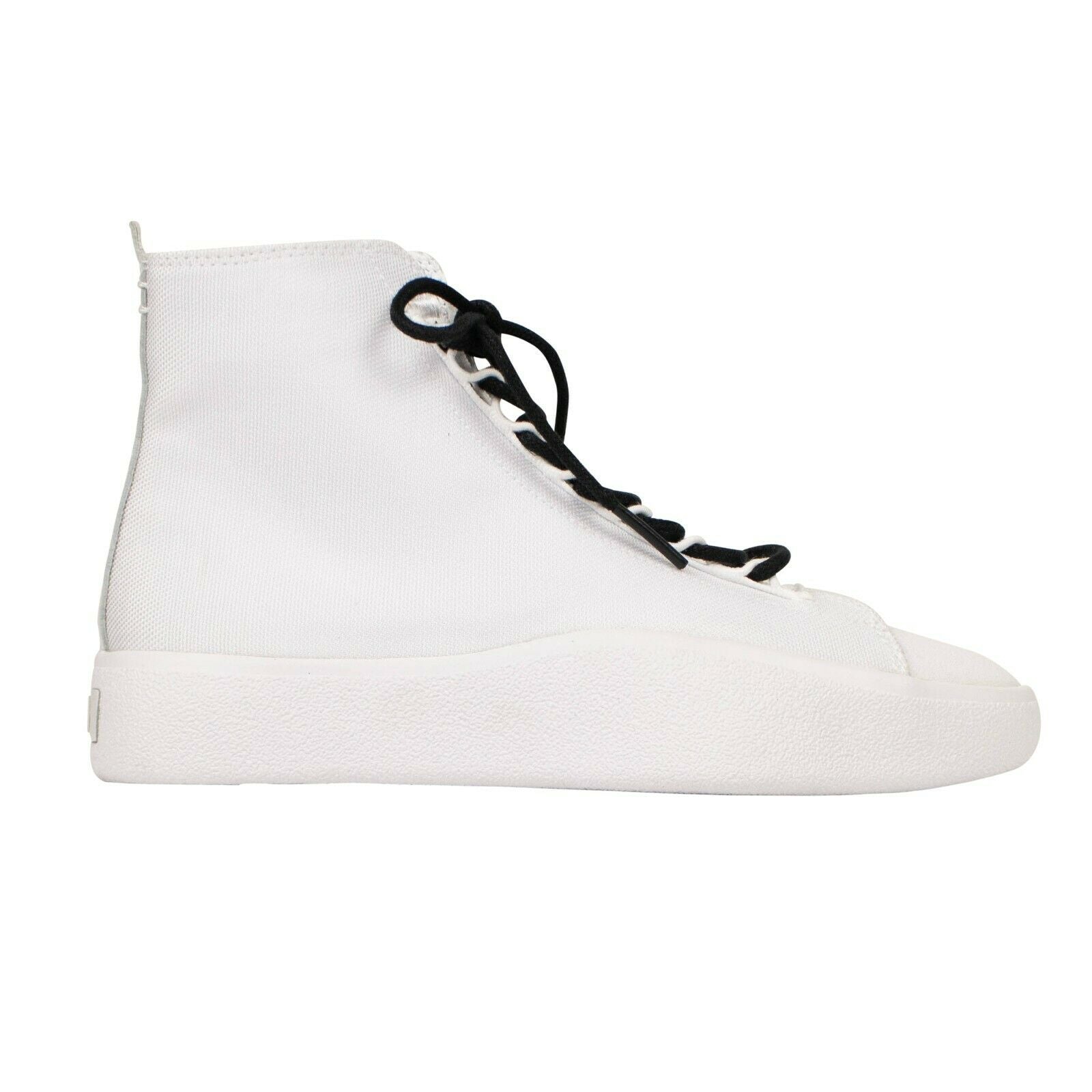 Y-3 Adidas 'Bashyo' High-Top Canvas Sneakers - White