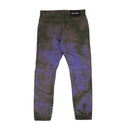 Gray And Purple Denim Corduroy 'Tie-Dye' Pants