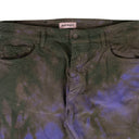 Gray And Purple Denim Corduroy 'Tie-Dye' Pants