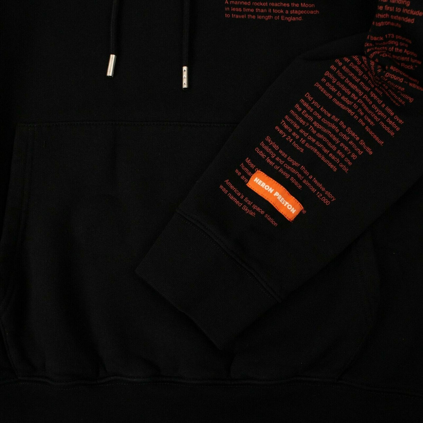 Heron Preston Nasa Hoodie Sweatshirt - Black