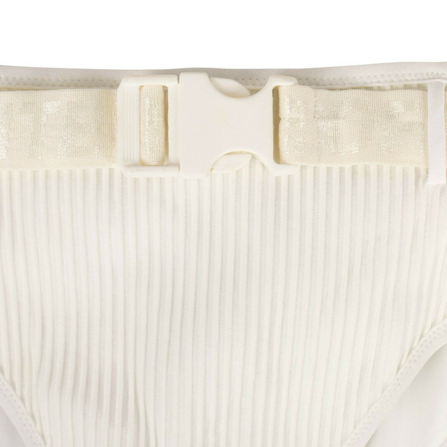 Off White C/O Virgil Abloh Ribbed Bikini Bottom - White