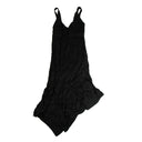 Off White C/O Virgil Abloh Asymmetrical Logo Dress - Black