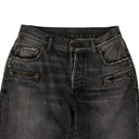 Unravel Project Zipped Pockets Jeans Pants - Black