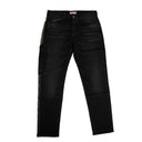 Palm Angels Sheer Side Stripes Jean Pants - Black