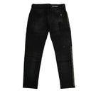 Palm Angels Sheer Side Stripes Jean Pants - Black