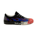 Multicolored Flame Low-Top Sneakers